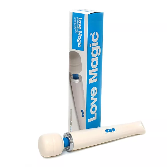 Love Magic Wand - Rechargeable Massager Vibrator (White)
