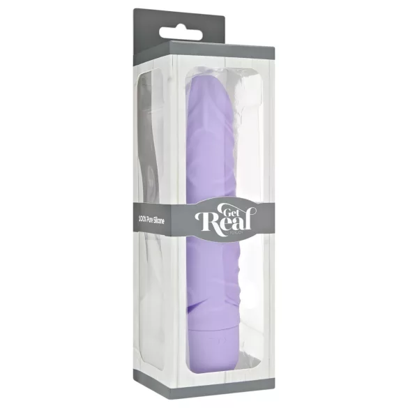 Classic Get Real - Lifelike Silicone Vibrator (Purple)