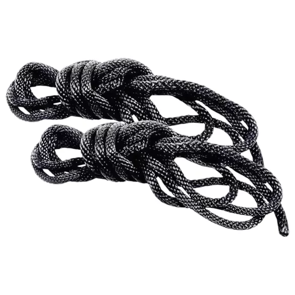 S&M - silky bondage rope set (black, 2 x 1.83 m)