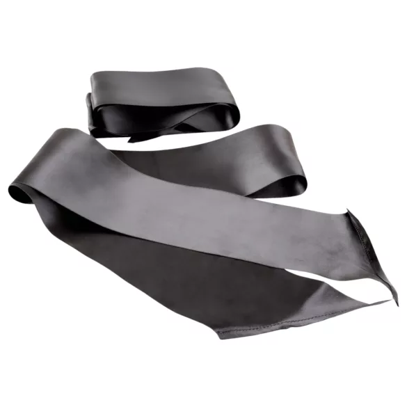 S&M - Silky Elegance Scarf Set - Black (2 Piece)