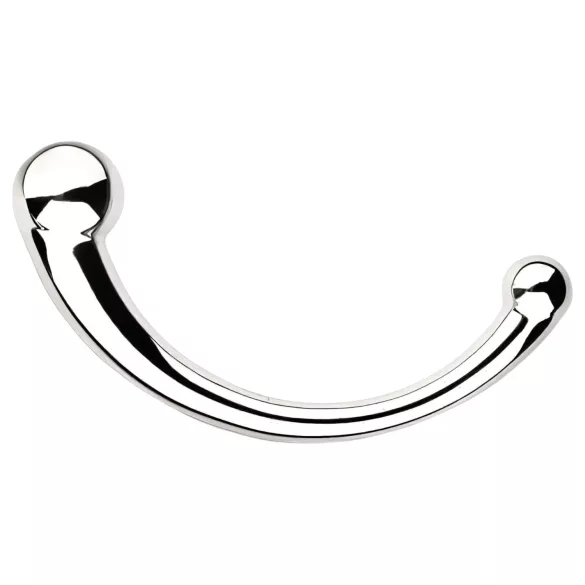 NJOY Pure Wand - anal hook dildo (silver)