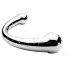 NJOY Pure Wand - anal hook dildo (silver)