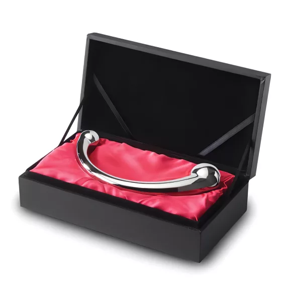 NJOY Pure Wand - anal hook dildo (silver)