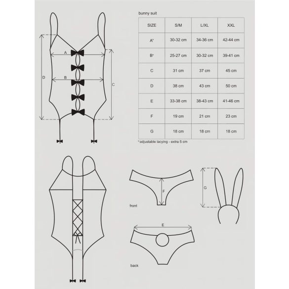 Obsessive - Pink Bunny Girl Costume