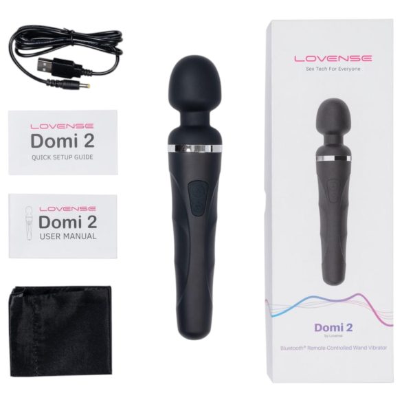 LOVENSE Domi 2 - smart massaging vibrator (black)