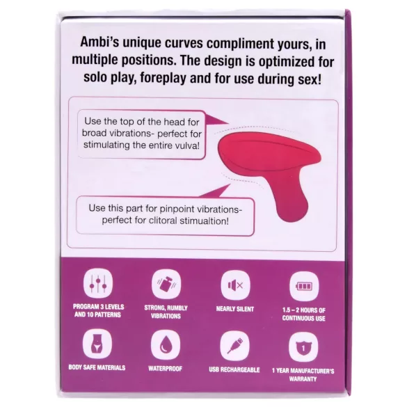 LOVENSE Ambi - Smart Dual-Motor Clitoral Vibrator (Pink)