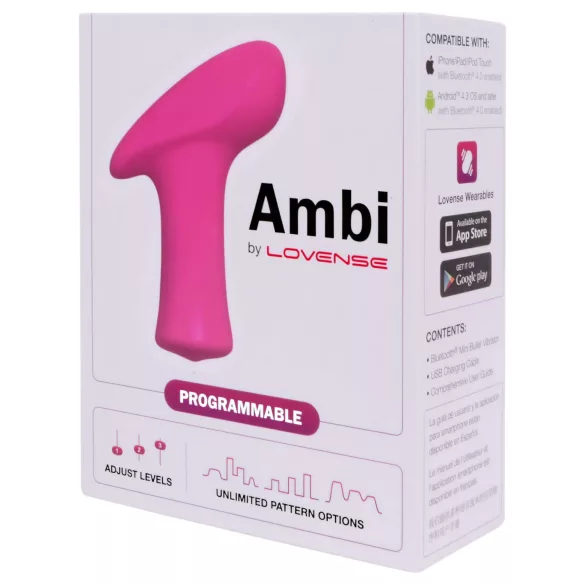 LOVENSE Ambi - Smart Dual-Motor Clitoral Vibrator (Pink)