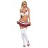 Obsessive Schooly - 6-Piece Schoolgirl Costume Set - L/XL