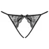 Obsessive Miamor - Black Lace Open-Back Panties