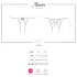 Obsessive Miamor - Black Lace Open-Back Panties