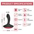 Magic Motion Solstice - smart, rechargeable prostate vibrator (black)
