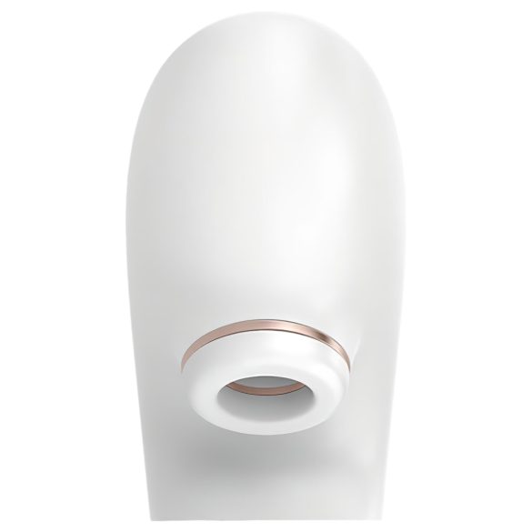 Satisfyer Pro 4 Couples - Rechargeable Airwave Partner Vibrator (White)