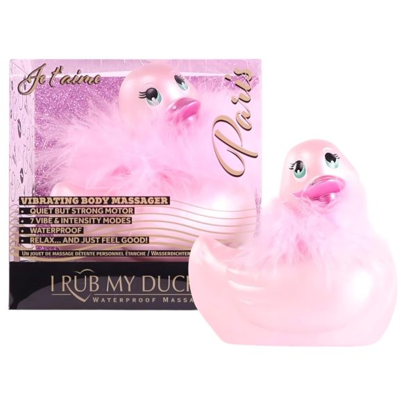 My Duckie Paris 2.0 - waterproof duck clitoral vibrator (pink)