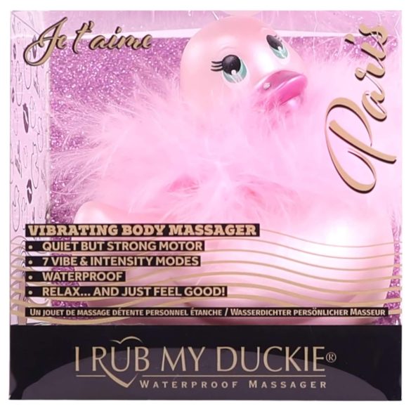 My Duckie Paris 2.0 - waterproof duck clitoral vibrator (pink)