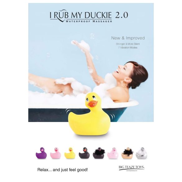 My Duckie Paris 2.0 - waterproof duck clitoral vibrator (pink)