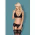 Obsessive 810-SEG-1 - Lace Lingerie Set (Black)