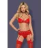 Obsessive Heartina - Red Lingerie Set