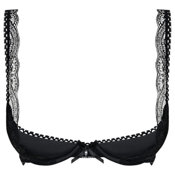 Obsessive Miamor - Black Lace Push-Up Bra - L/XL
