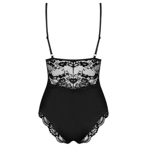 Obsessive 810-TED-1 - Lace Bodysuit (Black) - XXL