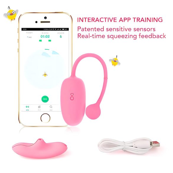 Magic Motion Kegel Coach - Vibrating Kegel Balls (Pink)