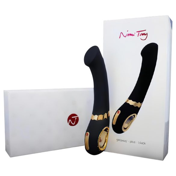 Nomi Tang Getaway Plus 2 - Rechargeable G-Spot Vibrator (Black-Gold)