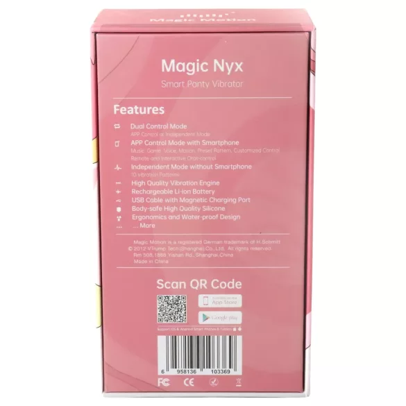 Magic Motion Nyx - Waterproof Coral Clitoral Vibrator
