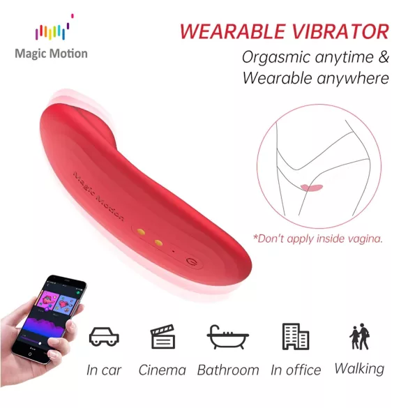 Magic Motion Nyx - Waterproof Coral Clitoral Vibrator