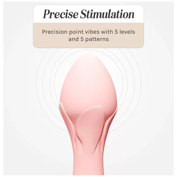 Vush Fleur - rechargeable, waterproof massaging vibrator (pink)
