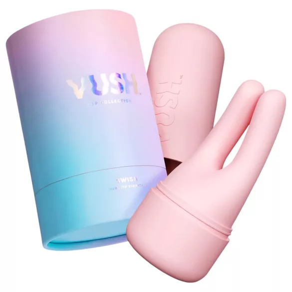 Vush Pop Swish - Rechargeable Waterproof Clitoral Stimulator (Pink)